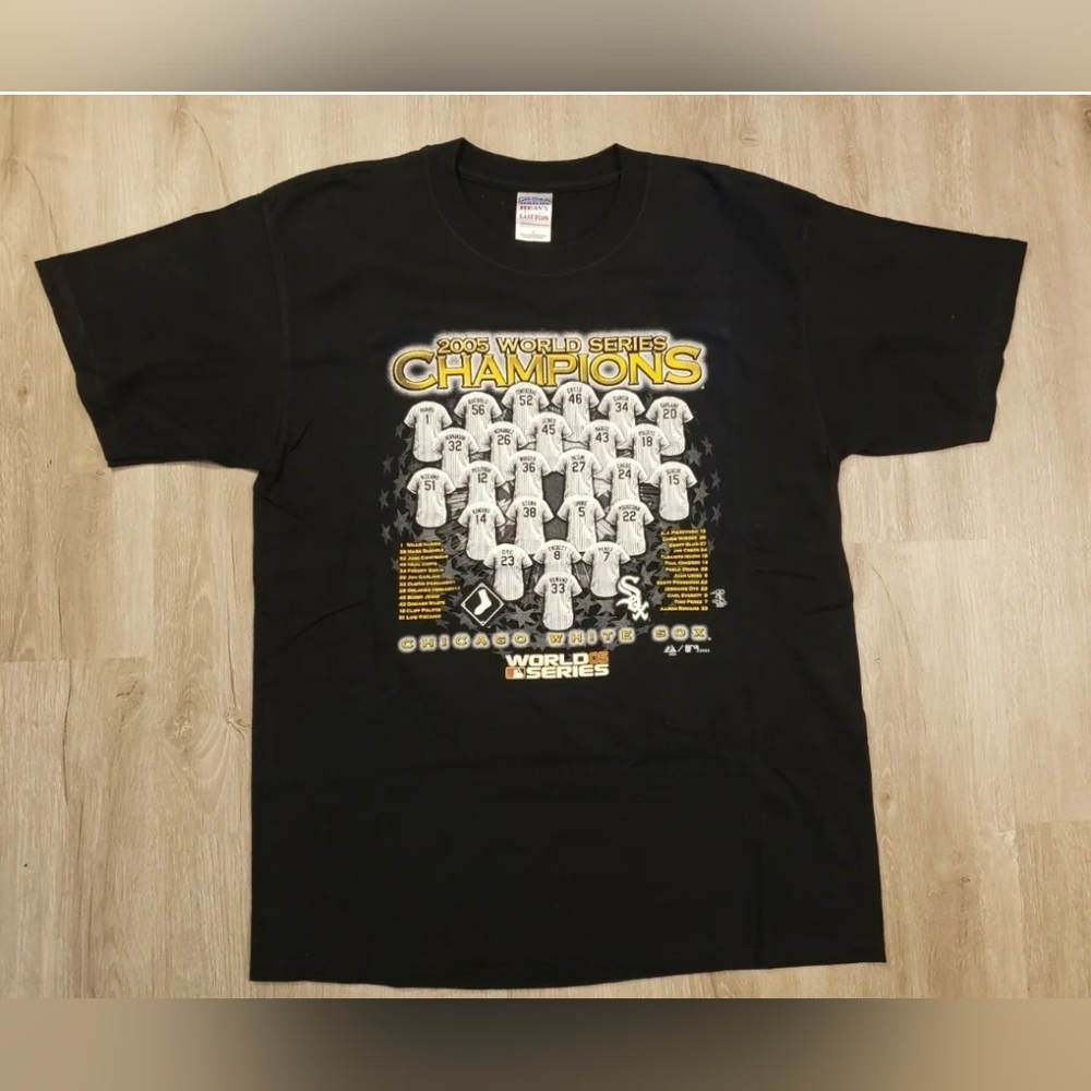 Vintage Chicago White Sox 2005 World Series Champions T-Shirt Men's Size Large